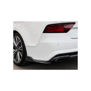 Audi A7 C7 Facelift Rear Splitter | 2015-2018 — fitted view