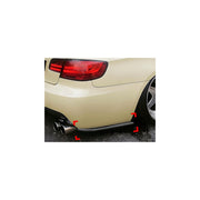 BMW E92 M Sport Rear Splitter | 2006-2013 — fitted view