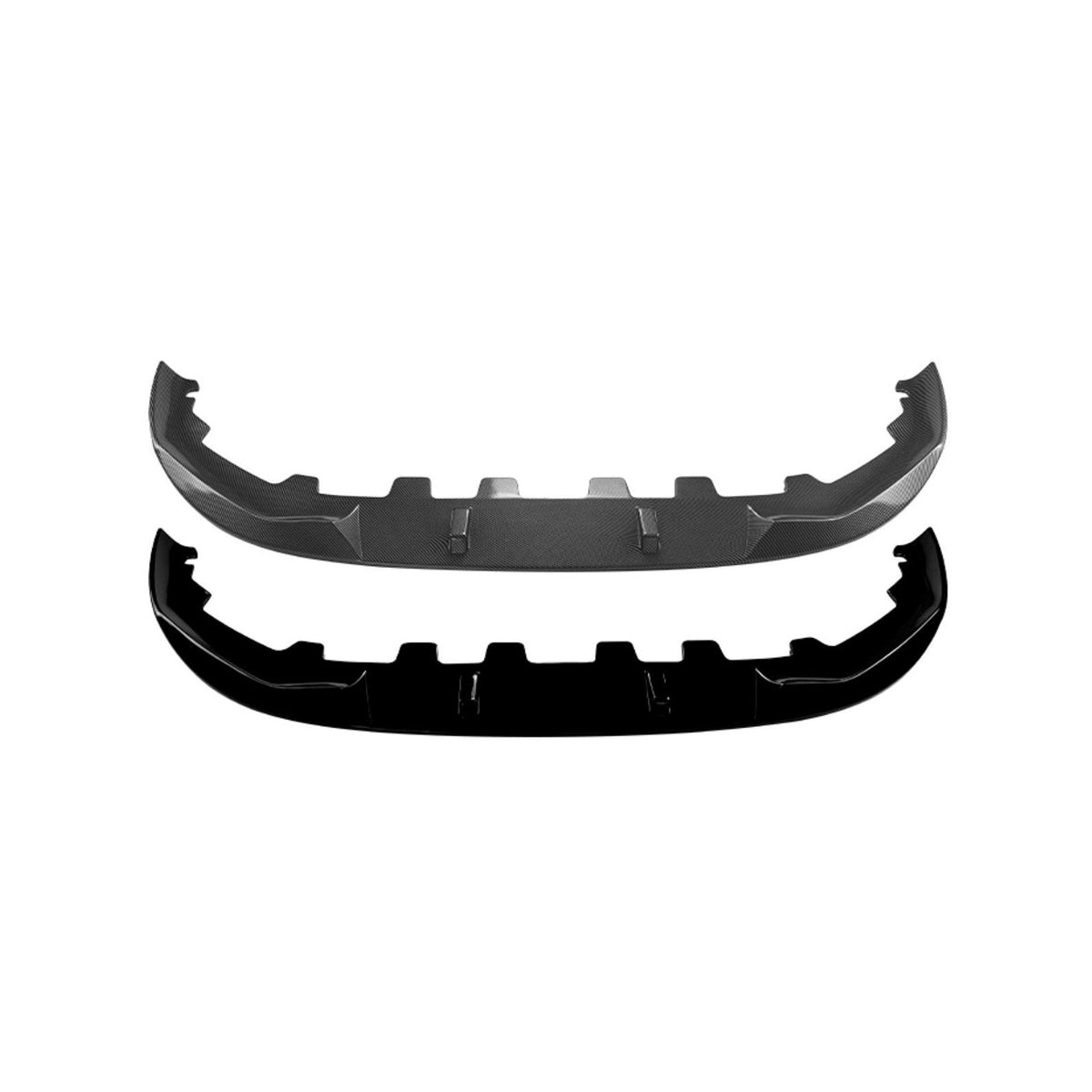 BMW G30 M Sport LCI MP Front Splitter (1 pc blow mold solid back) | 2021-2023 — product view