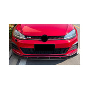 Volkswagen Golf MK7.5 GTI R Rline Front Splitter (1 pc) | 2017-2019 — fitted view