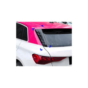 Audi A3 8Y Hatchback upgrade to RS3 Side Spoiler | 2020+ — fitted view