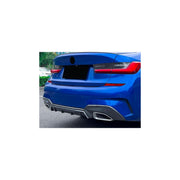 BMW G20 G21 Pre-facelift MP Style Diffuser (Square exhaust) | 2019-2022 — fitted view
